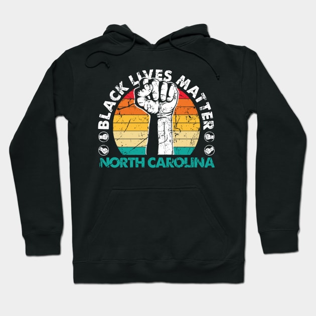 North Carolina black lives matter political protest Hoodie by Jannysingle